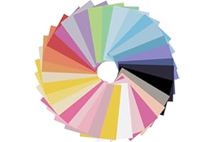 CUINIUNAID Transparentpapier Bunt A4 Architektenpapier Pergamentpapier 36 Farben Transparentpapier Bunt zum Basteln DIY Basteln Scrapbooking Verpackung Kartengestaltung (540 Stück)