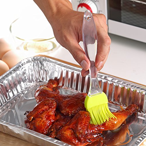 Harima Backpinsel / Grillpinsel aus Silikon, flexibel, hitzeresistent, antihaftbeschichtet, 4 Stück - 6