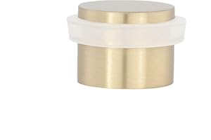 EVI HERRAJES EVI Hardware I-191/24 B drzwiowy, mosiądz-Mate Biała gumy, 24o x 20mm