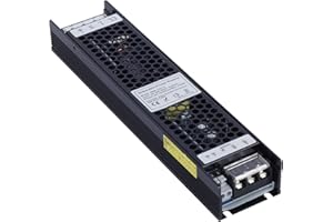 YAYZA! LED Basse Tension Compact IP20 12V 8.3A 100W Dimmable Power Supply AC Transformateur CC Adaptateur de Module PSU Prend en Charge le Contrôle d'éclairage de Gradation 2 en 1 TRIAC et 0-10V