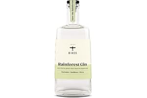 ‎CRAFT CIRCUS BIRDS Rainforest Gin Handmade Dry Gin mit Basilikum, Zitrus, Ingwer & Rosa Pfeffer Aus Deutschland Geschenkidee für Weltverbesserer (0,5l)