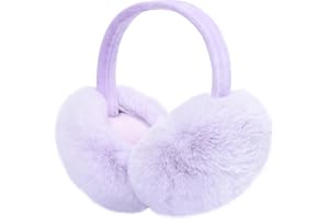 WOIRROIP Ohrenschützer für Frauen,Ohrenschützer Winter Damen, Ohrenwärmer Damen Faltbare Weiche Plüsch-Ohrschützer, Warmer Kälteschutz, Outdoor-Ohrschützer Herren Unisex Ohrenschützer Faltbare
