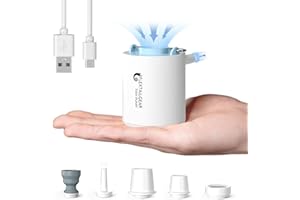 FLEXTAILGEAR Tiny Pump, Air Mattress Pump, Long Endurance Battery, Camping Air Pump USB Rechargeable for Pool Floats Air Bed Air Mattress Swimming Ring Vacuum Storage Bags