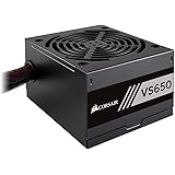 Corsair VS650 (Active PFC, 80 Plus White, 650W) schwarz