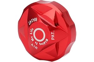 Bnineteenteam Fork air chamber cover, bicycle suspension fork air gas valve cap, high-strength aluminum, for MTB