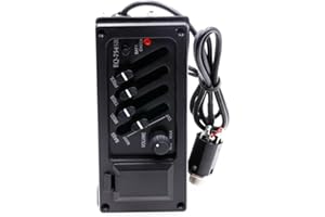 Changor EQ Guitare, 4 bandes de micro guitare EQ, 7545R Guitare Acoustique EQ Micro Guitare EQ 4 Bandes en Bois pour Acoustique Classique, Guitares Folk