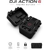 DJI Action 6 i&ccedil;in Taşıma Kutusu, Darbeye Dayanıklı Koruyucu Kılıf | Klipsli Kilit, G&uuml;venli Koruma