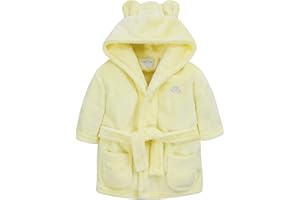 BABYTOWN Peignoir unisexe à capuche pour bébé garçon et fille (6-24 mois) en flanelle polaire douce