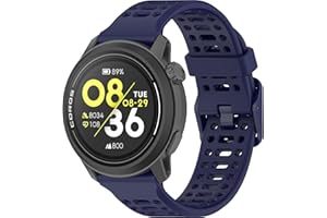 Harikiri 20mm 22mm Sport Silicone Bracelet pour COROS PACE 3/APEX 2 Pro/PACE 2/APEX Pro/APEX 2/APEX 46mm/APEX 42mm pour Hommes et Femmes