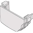 White Left Stopend for Marley Classic Ogee Gutter of Ultraframe Classic Conservatory Roof Guttering