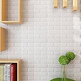 Material: espuma del PE, patrón tridimensional, realista del ladrillo, papel pintado plano de moda.