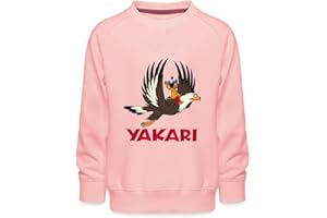 Spreadshirt Yakari Indian Flying On Big Eagle Children's Premium Jumper