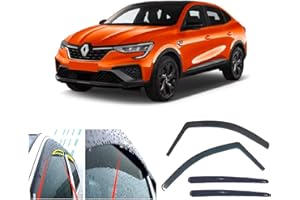 AC WOW 4 x Rain Wind Deflectors for Renault Arkana 2021 2022 2023 2024 2025