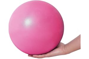Fresion Gymnastikball Kleiner Pilates-Ball 25cm Yoga Ball Baby Soft & Rutschfester Gymnastikball Weicher Ball Fitnessball Klein für Yoga Zuhause Büro Sitzball