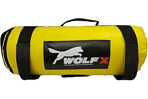 WOLF IMPEX Power Cloth/Sand FILLED Bag Boxing MMA Training Fitness 5-60kg (Yellow)