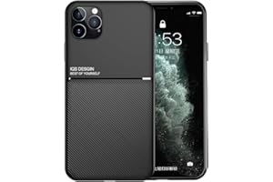 Kepuch Mowen Funda Case Carcasa Placa de Metal Incorporada para iPhone 12 Pro MAX 6.7" - Negro