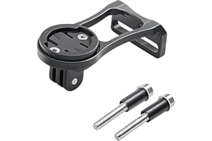 Vroxdrez Supporto esteso per manubrio della bicicletta, per adattatore per NiteRider, action cam per lo sport, per Garmin per Edge 820 25/130/200/500/510/520/800/810/820/1000/1030