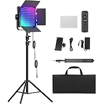 A2 PRO RGB Tube Light With App Control, High CRI95 LED Video Light For Photography, 36000 Colors 26 FX Effects, 2500K-8500K Adjustable, Rechargeable Battery Light Bar - Studio Content Creation