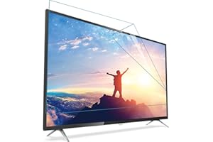 XQHD Pellicola Proteggi Schermo TV 48-50 Pollici Anti Glare,Anti Luce Blu Pellicola Proteggi Schermo TVAnti Glare TV Screen Protectors FiltroRiduci L'affaticamento degli Occhi,HD-48in(1062X597) mm
