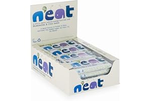 N'EAT HEALTHY N’eat Blueberries & Chia Seeds Natural Energy Fruit Bar 16x45g (Vegan & Palm Oil Free).