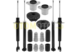 TEILEX Germany Kit d'amortisseurs avant/arrière compatible AUDI A4 8E B6 B7 composé de 12 pièces