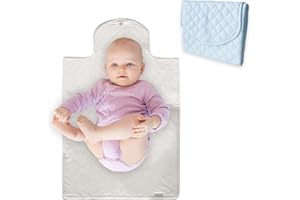 DUFFI BABY | Cambiador bebe portatil polipie plegable bebes recien nacidos - Cambiador de viaje impermeable acolchado suave - Cambiador pañales de paseo