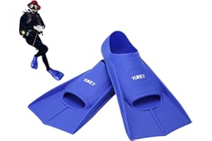 PW TOOLS Swim Fins, Adult Silicone Flippers for Men and Women, Open Heel - Strength Building
