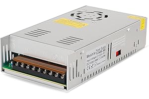 MEISHILE 30V 13.3A 400W LED Driver Switching Power Supply 110/220VAC-DC30V Transformer Monitoring Power Supply Industrial Power Universal Electric machinery CCTV 400 Watts（SMPS）