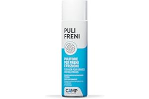 CAMP Puli Freni, Nettoyant pour Freins et Embrayages, Dégraissant Professionnel Spécifique, Élimine L’encrassement et Ne Laisse Aucun Résidu, Séchage Rapide, 500 ML