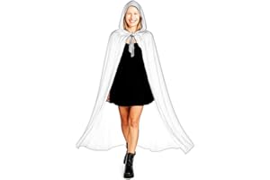 various Capa con Capucha Terciopelo Disfraz de Vampiro Halloween y Carnaval,Capa Disfraz Adulto para Mujer y Hombre