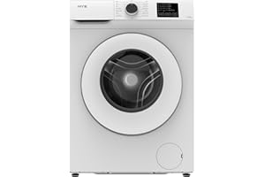 HYE 7kg Freestanding Washing Machines – 1200rpm Spin Speed, 15 Wash Programs, White - Energy Efficient Laundry Machine for Everyday Use - W0107SL14W13