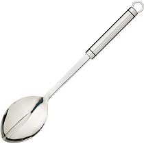 KitchenCraft Professional Small Stainless Steel Sauce Ladle - 28.5cm, Deep Bowl, Dishwasher Safe