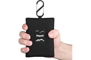 Siegvoll Couverture Pique Nique à Poche 140 x 200 cm Tapis de Plage Portable Ultra Légère Couverture de Plage avec Mousqueton pour Voyage Plage, Parc, Camping, Randonnée (Gris)