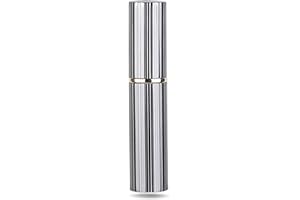 AsaNana Perfume Atomiser, Refillable & Travel Size Perfume Bottle, Leaking Proof,Bottom Pump without Funnel, Luxurious Small women and men, 5 ml (Pro-SpaceGray)