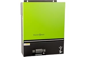 Master U-Power Hybrid-Wechselrichter Pro 8000 W 48 V Dual MPPT 80 Ah Bluetooh Parallelisierbar 8000 W in Panels