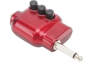 Changor Acoustic Guitar Pre Amplifier, Portable Pocket Guitar Headphone Amp Multi-Effects Amplifier for Musical Instrument