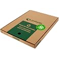 100 Fundas Transparentes Tamaño Folio - Recicladas Al 70%, Con 16 Perforaciones, Para Archivadores