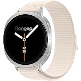 Rongep Samsung ile Uyumlu [2025] Fabric Loop Kordon Galaxy Watch 8 44mm/40mm/Classic 46mm i&ccedil;in Hasırlı Kumaş Galaxy Watch 8 K