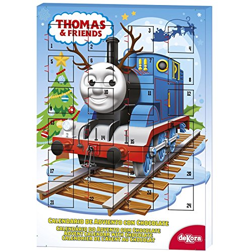 Preisvergleich Produktbild Thomas, die kleine Lokomotive Adventskalender mit Vollmilchschokolade für Weihnachten