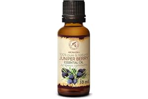 AROMATIKA TRUST THE POWER OF NATURE Juniper Berry Essential Oil 30 ml - Juniperus Communis - Coniferous Aroma - Pure Juniper Berry Oils for - Aromatherapy Oil Diffuser Oil Burner - Relaxation - Good Mood - Sauna & Bed