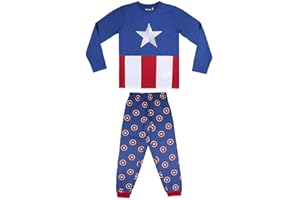 CERDÁ LIFE'S LITTLE MOMENTS PIJAMAS Y BATAS PIJAMA LARGO AVENGERS CAPITAN AMERICA ROJO