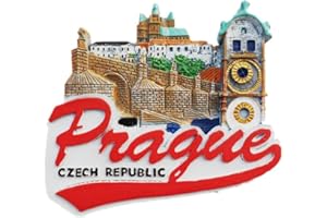 MUYU MAGNET 3D Praga República Checa Imán de nevera Regalo de recuerdo Magnético Colección de pegatinas