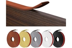 Flintronic Samoprzylepna krawędź meblowa w kształcie litery U, 3 m × 18 mm elastyczna taśma na obwodzie mebli, listwa ochronna krawędzi pulpitu do majsterkowania, szafki, krawędzi blatów