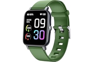 MicLee Damen Herren 1.69 Zoll Smartwatch Fitness Armband Fitness Tracker Schrittzähler Uhr Musiksteuerung Sportuhr Fitnessuhr Smart Watch Kompatibel IOS Android Wasserdicht IP68 Anruf SMS Beachten