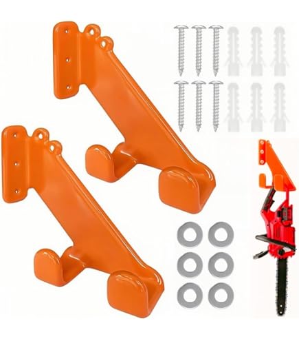 Organizador De Pared VANROUG Para Garaje – Soporte Para Desbrozadora, Cortasetos Y Herramientas De Jardín Eléctricas, Negro