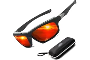 PERFECTMIAOXUAN Polaryzowane Okulary Przeciwsłoneczne Męskie Damskie/do uprawiania sportu na świeżym powietrzu jazdy na rowerze wędkowania wędrówek UV400 Ochrona z linką okularów