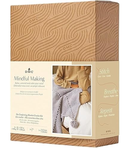 NEEDLE IT® Kit Tricot Tour De Cou En Laine Pour Débutant Avec Aiguilles à Tricot - Snood à Tricoter Soi-même - Pour Enfant Ou Adulte - Idée Cadeau - Loisir Créatif