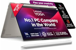 Lenovo Yoga 7 2-in-1 Intel Evo Core Ultra 5 226V (16GB RAM/512GB SSD/14 (35.5cm)/WUXGA OLED/Copilot+ PC/Windows 11/Office 2024/Yoga Pen/1Yr ADP/Seashell/1.38Kg), 83JQ00GDIN Convertible Laptop