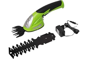 Gardtech Tagliaerba Senza Fili 2 in 1, da 3,6 V, a Batteria con Tecnologia agli ioni di Litio, per potare e Tagliare i contorni di siepi, Erba, ECC, da 8 cm di Larghezza di Taglio