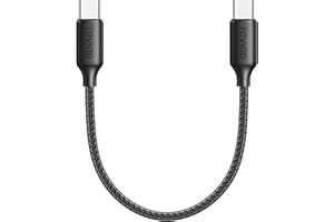 RAVIAD USB C Kabel 100W [0.3M] PD3.0 Schnellladekabel USB C auf USB C Nylon Geflochten QC3.0 Ladekabel USBC Ladegerät für iPhone 16 15 Pro SamsungGalaxy S24 S23 S22 Pixel 7 iPadPro MacBookAir Tablets